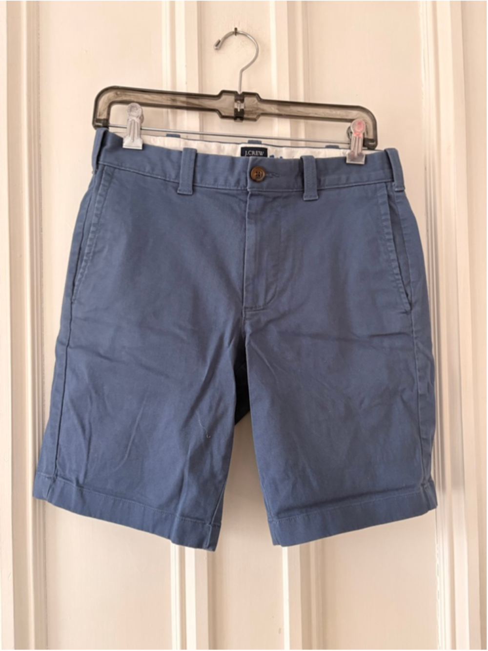J.CREW Blue Flat Front Shorts Waist 28